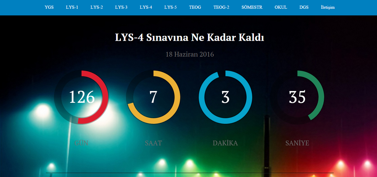 LYS-4 e 126 GÜN KALMIŞ..Aha Dayıya Sor
Canlı Takip: okulsayaclari.com/lys4/  
#neiyigeldinbana #şifrelerçözülüyor