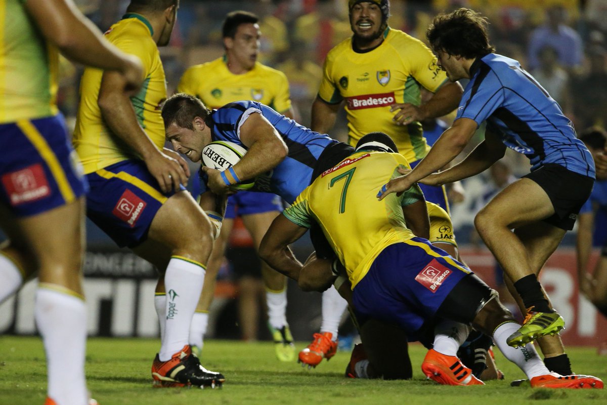 RugbyUruguay's tweet photo. Primeras fotos de Brasil 29-Uruguay 33 por la #ARC2016. Crédito Joao Neto-FotoJump @AmericasRCh https://t.co/RR8JpvmE0D