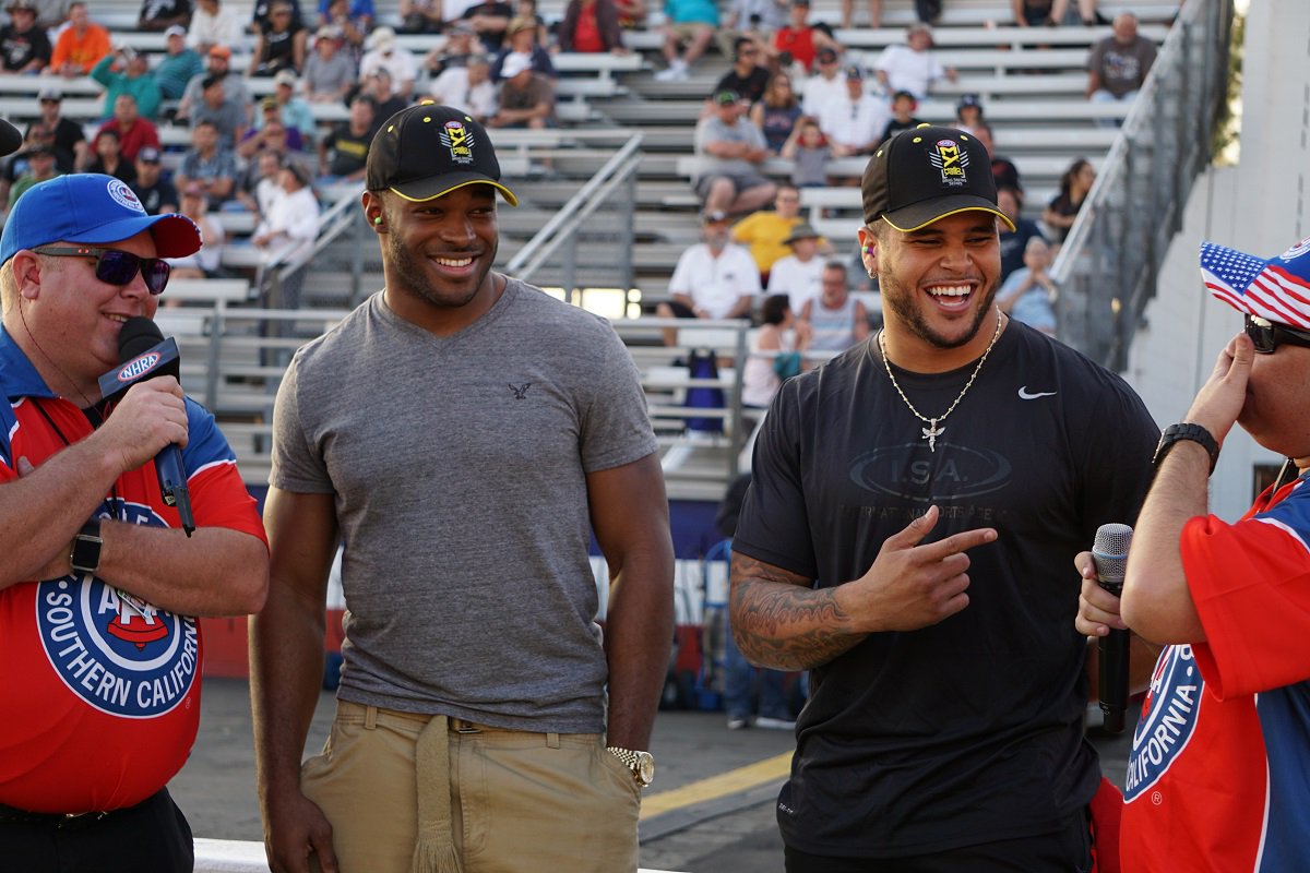 TeamBVR's tweet photo. Some special guests on line to watch @LeahPritchettTF - @Josh_Shirley &amp; Kevin Smith. #baptismbynitro https://t.co/j4geS7X6YH