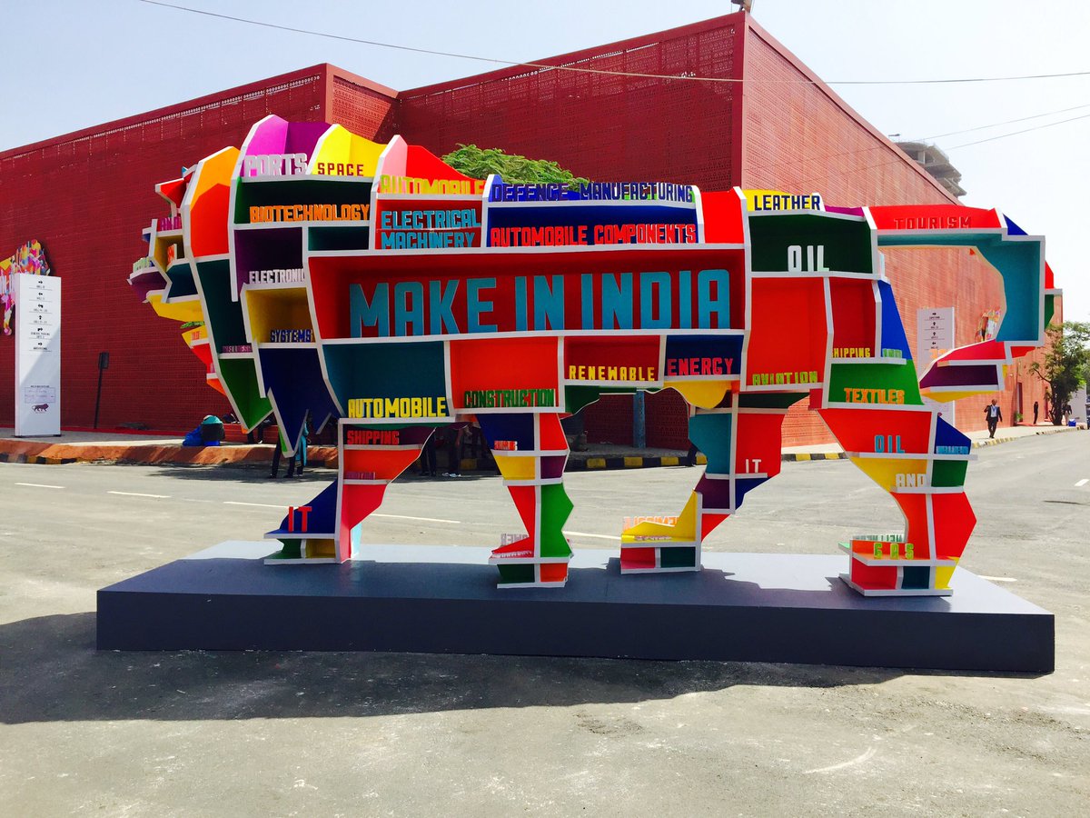 Vibrant, colourful and dynamic...the Lion invites the world to #MakeInIndia.