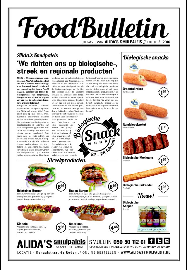 Het reclamemateriaal is klaar voor <a href="/horecaeventt/">HorecaEvenTT</a> , maandag om 15.00 uur proeverij bij <a href="/VHCActiFoodBV/">VHC ActiFood B.V.</a> versstand.