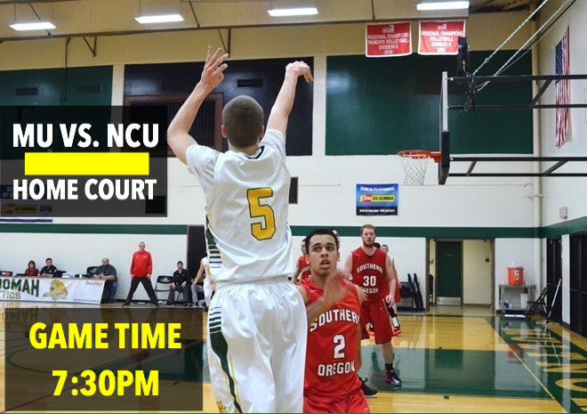 MUHomeCourt's tweet photo. 7:30 tonight @muhomecourt MU Men's Basketball host NCU #fridaynightfeature #multnomahu @multnomahu @gomulions https://t.co/kNFpVHXhyr