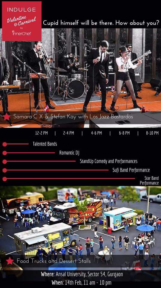 Spend a perfect Sunday with your family at Indulge Valentine Carnival by <a href="/Inner_Chef/">InnerChef</a> 

#Gurgaon