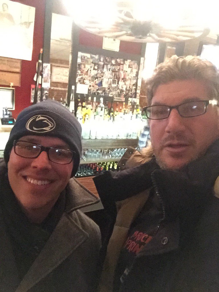 lawebmorrell's tweet image. Me and my long time buddy @lawmr in old school south philly like law school days . No #SpringsteenPhilly but great