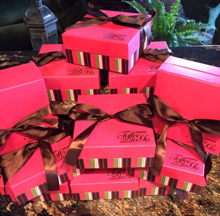 UniquitiesHome's tweet photo. Just arrived in time for Valentine's! Treat yourself or someone special to our newest treat! "Toffee to Go"! 😍 https://t.co/NQRMaYFzem