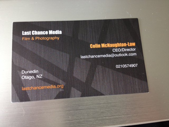 LastChanceMedia's tweet photo. Business Cards arrived today https://t.co/1UconWALQ8