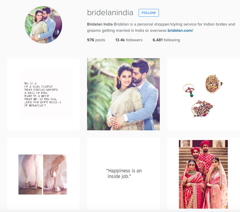 Follow instagram.com/bridelanindia/ Insta for well-styled wedding imagery and hand-picked bridal shopping #bridelanindia
