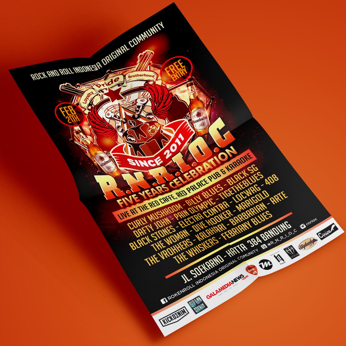 RNRIOC proudly present, five years celebration #gigsbandung #acarabandung #rocknroll #rocknroll #musicevents