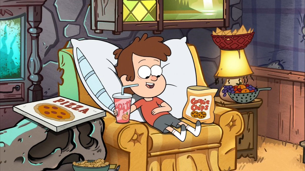 TheMysteryofGF's tweet photo. Be strong, bladder. We're not gonna move until Tuesday. The 68-hour #GravityFalls marathon has begun! https://t.co/AWroIXBTUU