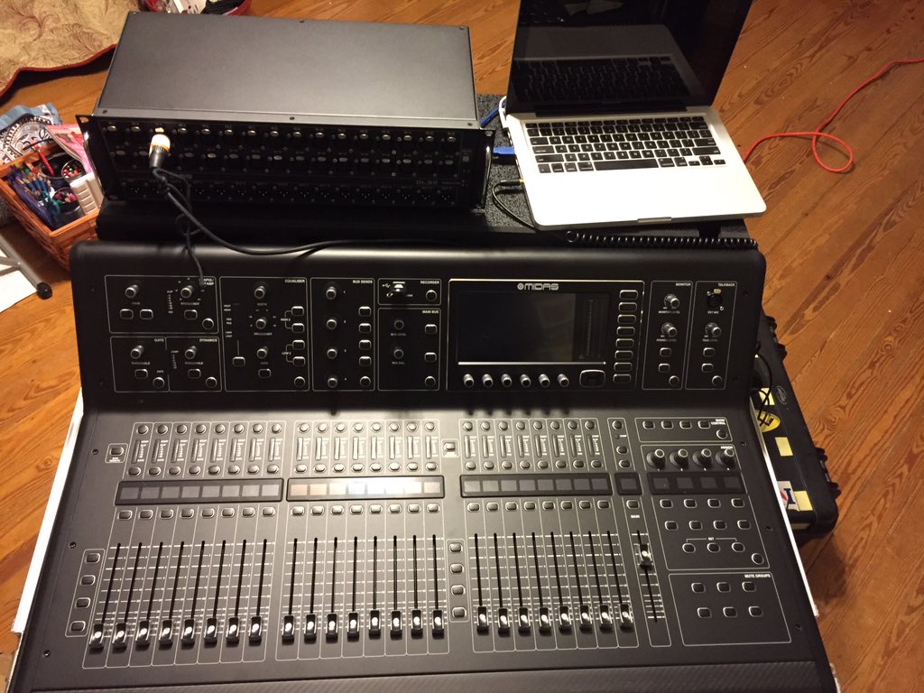 LIghtSoundProd's tweet photo. New Midas console and digital snake added to this inventory. https://t.co/wBQhFpYueA