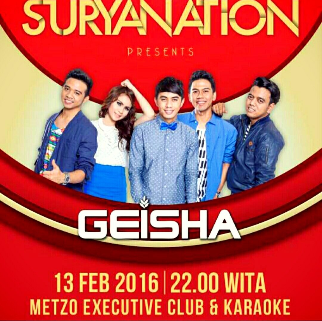 Nanti malam GEISHA akan perform di Metzo Cafe. See you, MyGeisha Lombok!