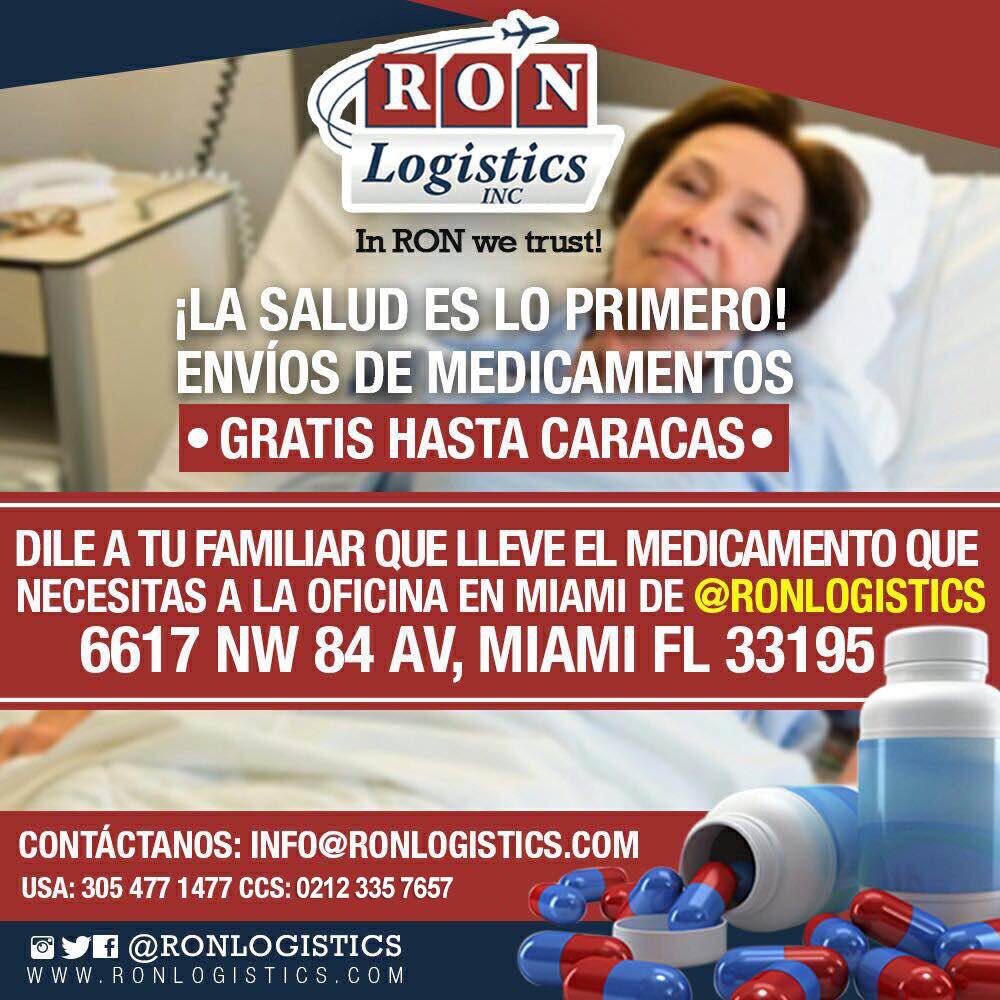 noelkucich's tweet photo. #RonTeam le envía los mdicamentos que necesite su familiar o amigo, GRATIS a Caracas, Venezuela. https://t.co/Fd3TWjab6Z