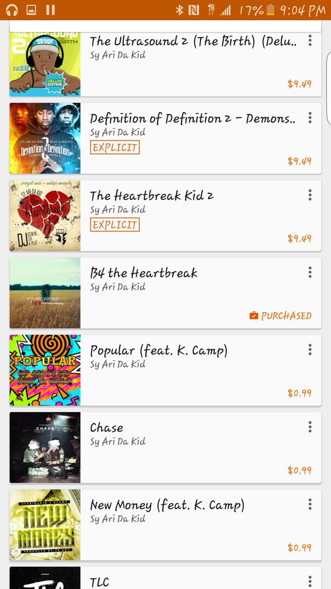 DonJulio206's tweet photo. Just bought my fav artist album!! Support our good music because it never dies!! @SyAriDaKid https://t.co/IgFfY6bHJO