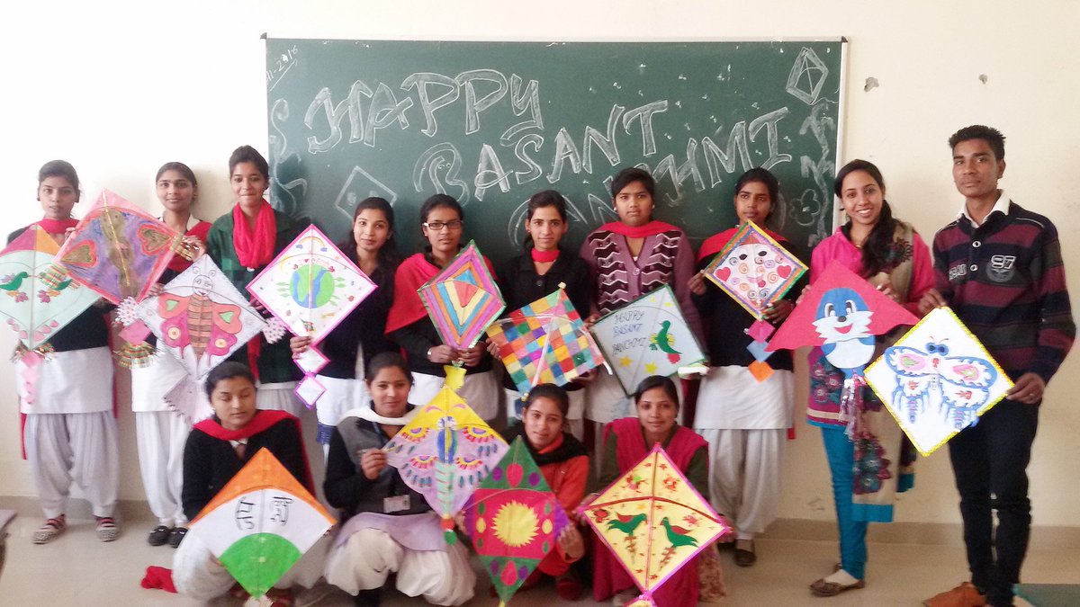 UGICollege's tweet photo. #Divya #Shiksha #Gurukul College of Education (#DSGCE) had celebrated #BasantPanchami with full of #enthusiasm https://t.co/omY2JlDALK