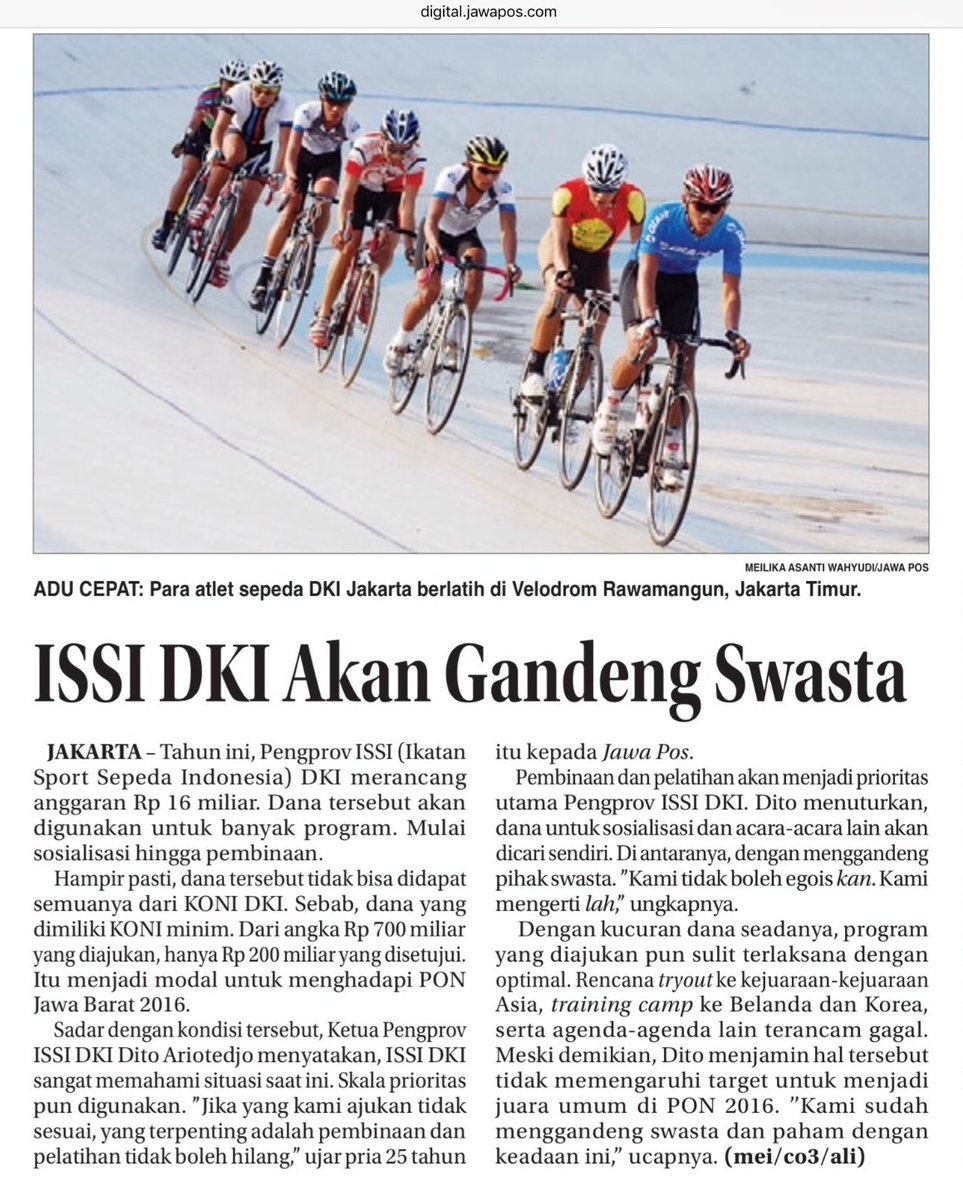 "Tak ada alasan hentikan latihan dan pembinaan! Kita buktikan di podium juara" Ditegaskan <a href="/Dito_Ariotedjo/">Dito Ariotedjo</a>