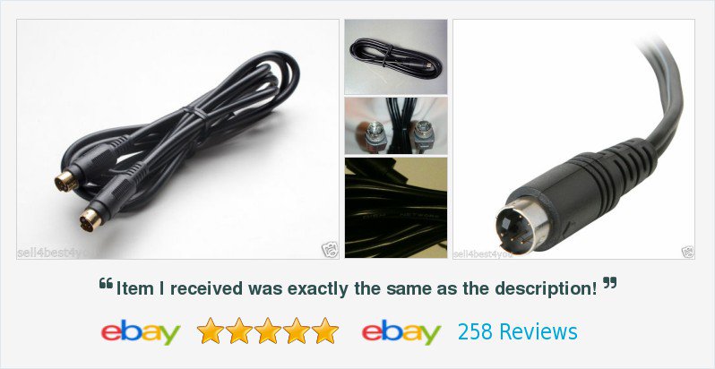 onlymegadeal's tweet image. Lot of 2 S-#Video 4-Pins Din Male- to-4 Pins Din Male 8 Ft. Cable DVD HDTV #TV #VideoCable ebay.com/itm/2818266572…