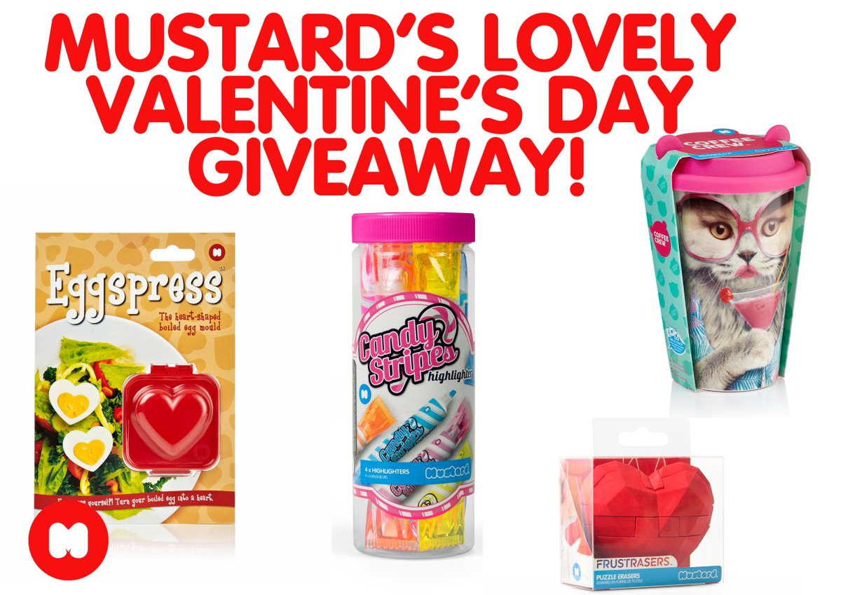 MustardLondon's tweet image. Big #valentinesday #giveaway #win lots of #lovely #gifts RT&amp;amp;F facebook.com/mustardgifts #Draw #Wednesday #competition