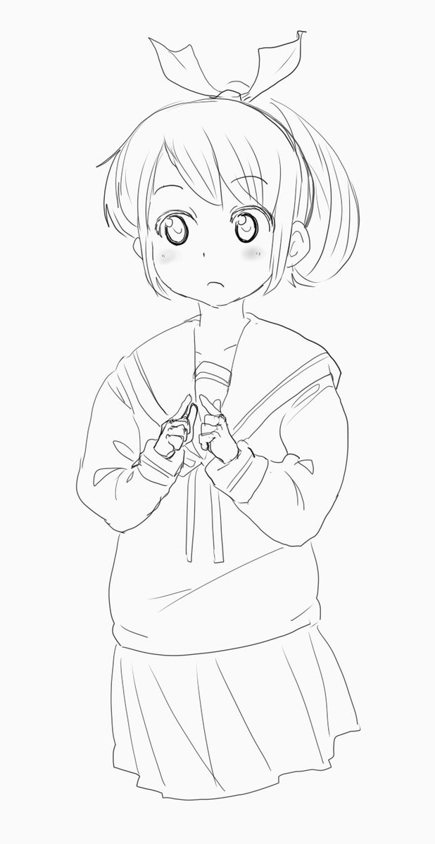 すげぇ久しぶりに絵を描いたぞ 敷波ちゃん 