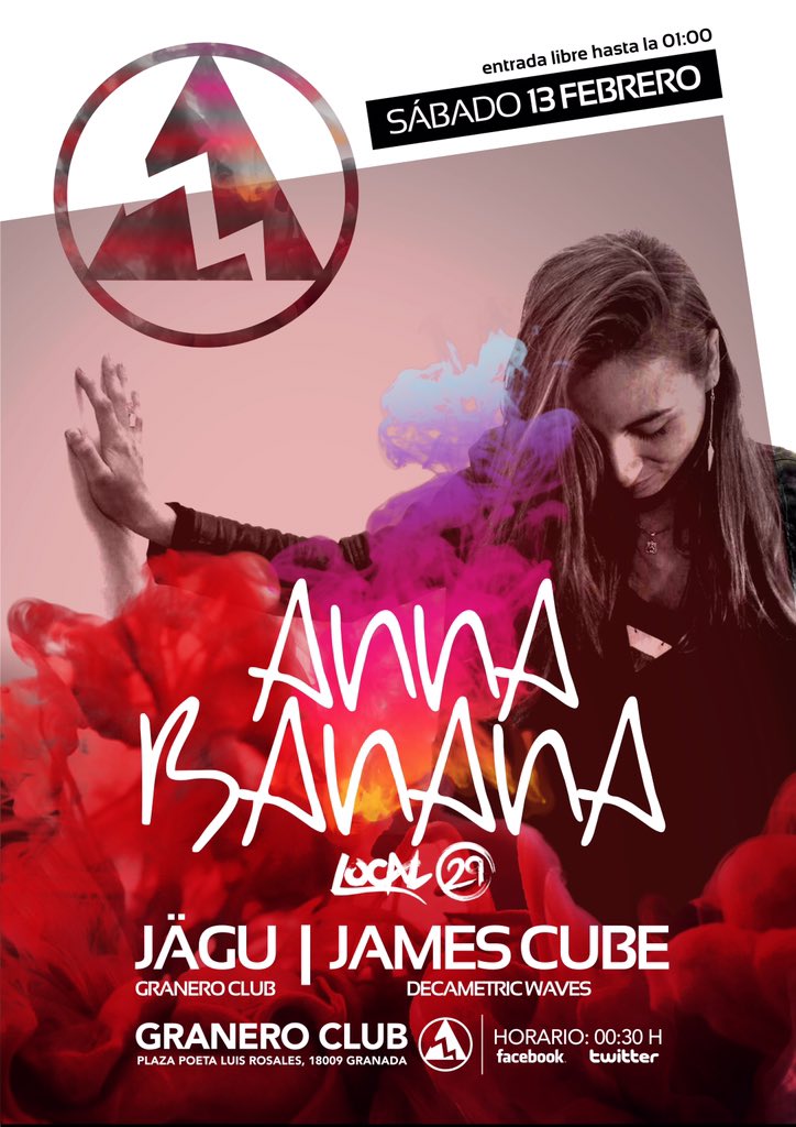 Esta noche <a href="/AnnaBanana/">Anna Banana</a> de <a href="/Local_29/">Local29</a> + @JäGu y <a href="/Jamescubedj/">James Cube</a> 🙌🏻🙌🏻