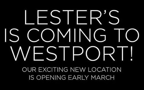 Good news for #Westport families!! See you soon, <a href="/ShopLesters/">LesterStyleGirl</a>! lesters.com