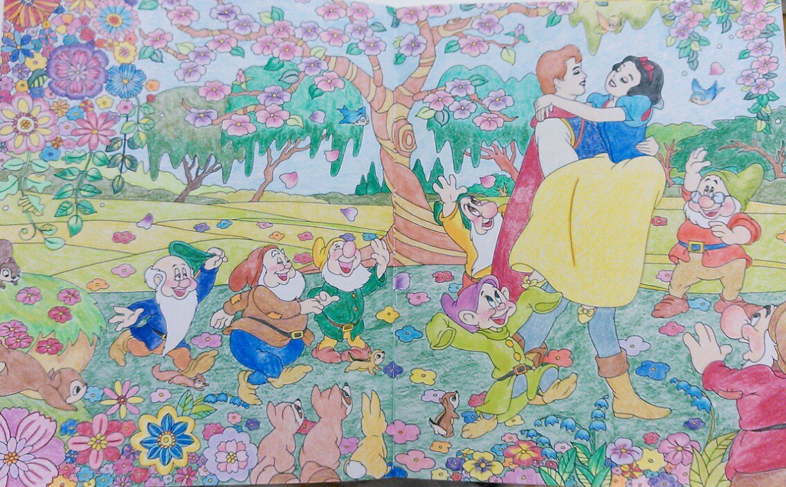 ゆかどん No Twitter 白雪姫完成 花の色の組み合わせに苦戦した 旅するディズニー塗り絵 大人の塗り絵 T Co Sfuy4w0lk9 ゆかどん No Twitter 白雪姫完成 花の色の組み合わせに苦戦した 旅するディズニー塗り絵 大人の塗り絵 T Co Sfuy4w0lk9