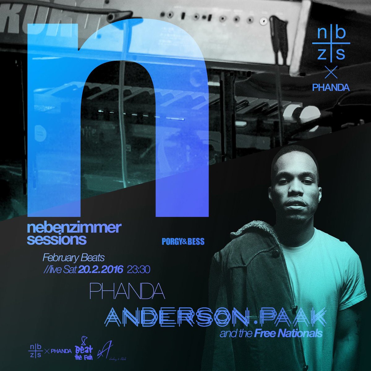nebenzimmers's tweet photo. nebenzimmer sessions / -1w @phandamusic 
w/ @AndersonPaak 
https://t.co/GyArcVRXSr
20.2.2016
@nuTrishes https://t.co/i38TUMC16V
