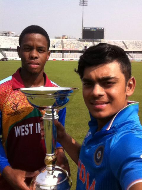 U19CWCfinal's tweet photo. RT @ICC: Who will take home the #U19CWC trophy? Find out TOMORROW https://t.co/4GPho9O1v0/s/8IYz
