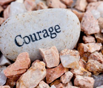 Have courage. It clears the way for things that need to be. - Laura Fitton #quote