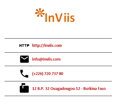 InViis's tweet photo. N'hésitez pas à nous contacter pour tout besoin de solution à valeur ajoutée info@inviis.com.
#lwili #Burkina #mvas https://t.co/2oh70sNUlA