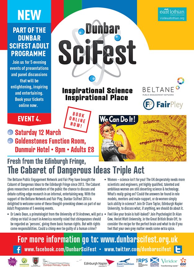 dunbarscifest's tweet photo. Book tickets for our wonderful SciFest events by visiting our website https://t.co/qEPPn3W3b8. https://t.co/VDB981gYP4