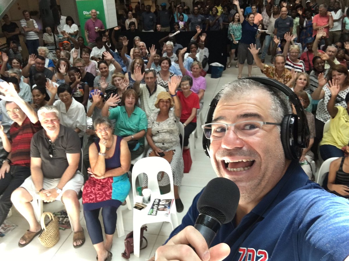 Radio702's tweet photo. We're about to kick off with @Dischem #702brain at @crestacentre - thanks @AkiAnastasiou ! https://t.co/kj363OhrH0