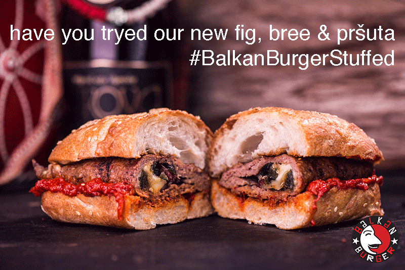 BalkanBurgerSA's tweet photo. We have a new member of the #BalkanBurgerStuffed family - Fig, Bree & Pršuta! Taste it and name it! #BurgerRedefined https://t.co/FCEOkp9iGV