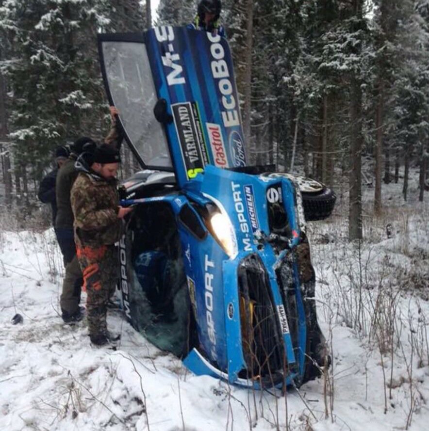krashbica's tweet photo. I think I have a contender for my #KrashKing title @EricCamilli #WRC #RallySweden https://t.co/BaLOwo45pC