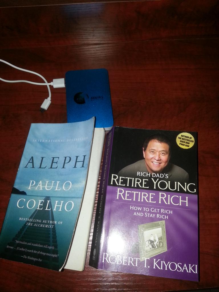 apondig's tweet photo. My two favourite writers Paulo Coelho and Robert Kiyosaki. Thank you for adding to my knowledge 😁 #TwitterBookClub https://t.co/32X2F6NpxD