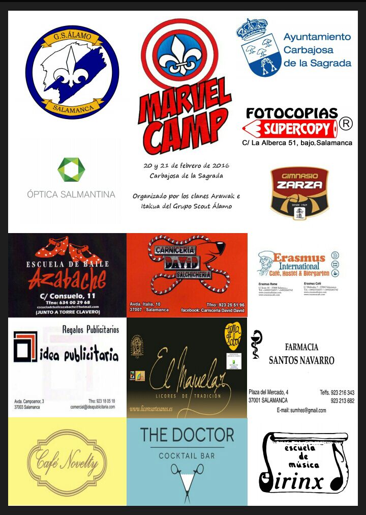 ClanArawak's tweet photo. También queremos dar las gracias a todos aquellos que han colaborado para hacer esto posible. #IIIFesticamp https://t.co/6LRyGG7dAp