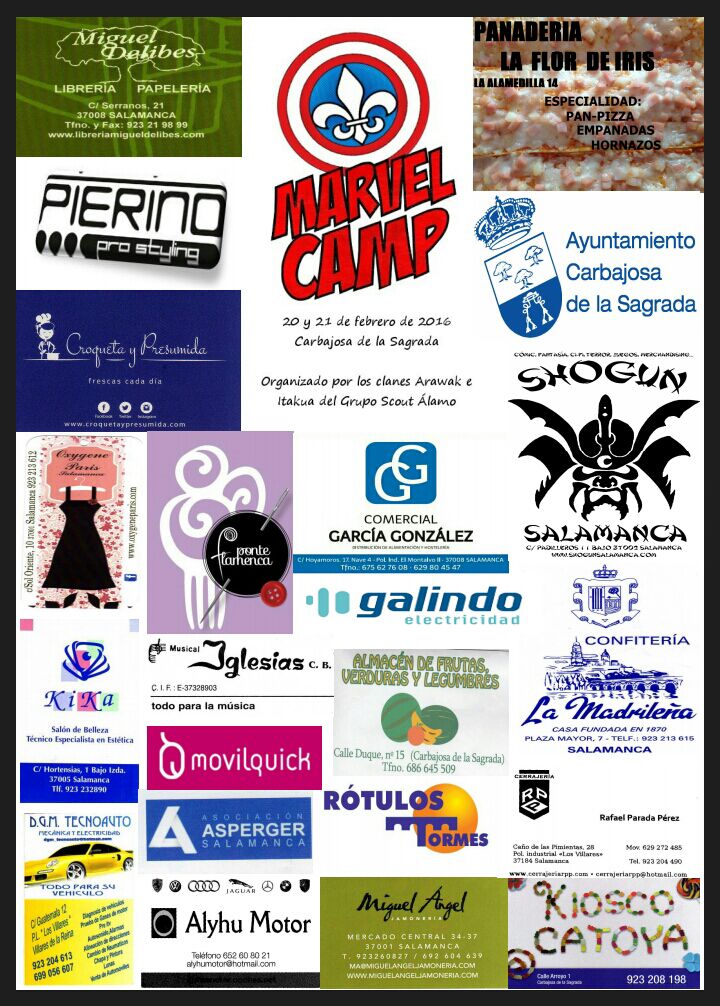 ClanArawak's tweet photo. También queremos dar las gracias a todos aquellos que han colaborado para hacer esto posible. #IIIFesticamp https://t.co/6LRyGG7dAp