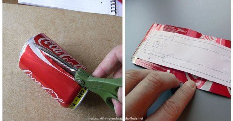 Guy Amazingly Makes A Flashlight Out Of A Coke Can And Cereal Box bit.ly/1Ptw5K0