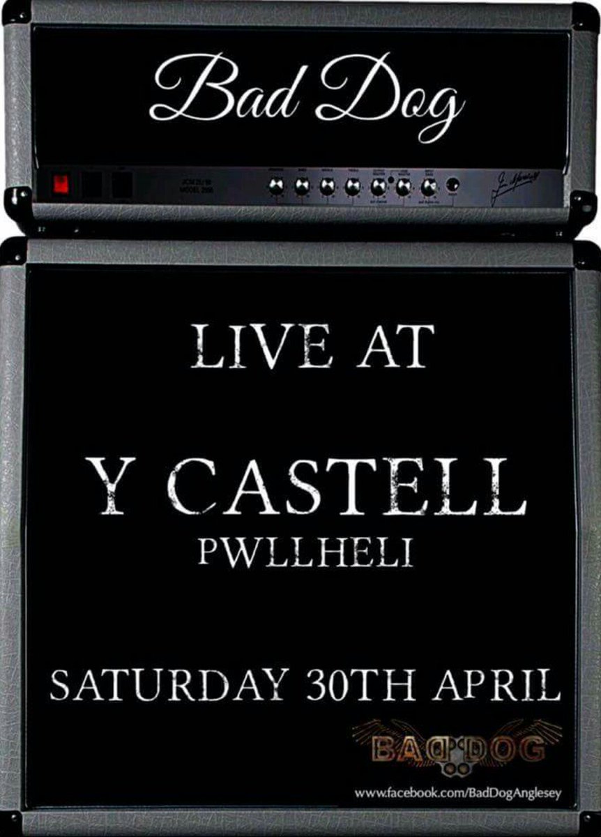 BadDogAnglesey's tweet photo. More gig news! https://t.co/phnNWgNORV