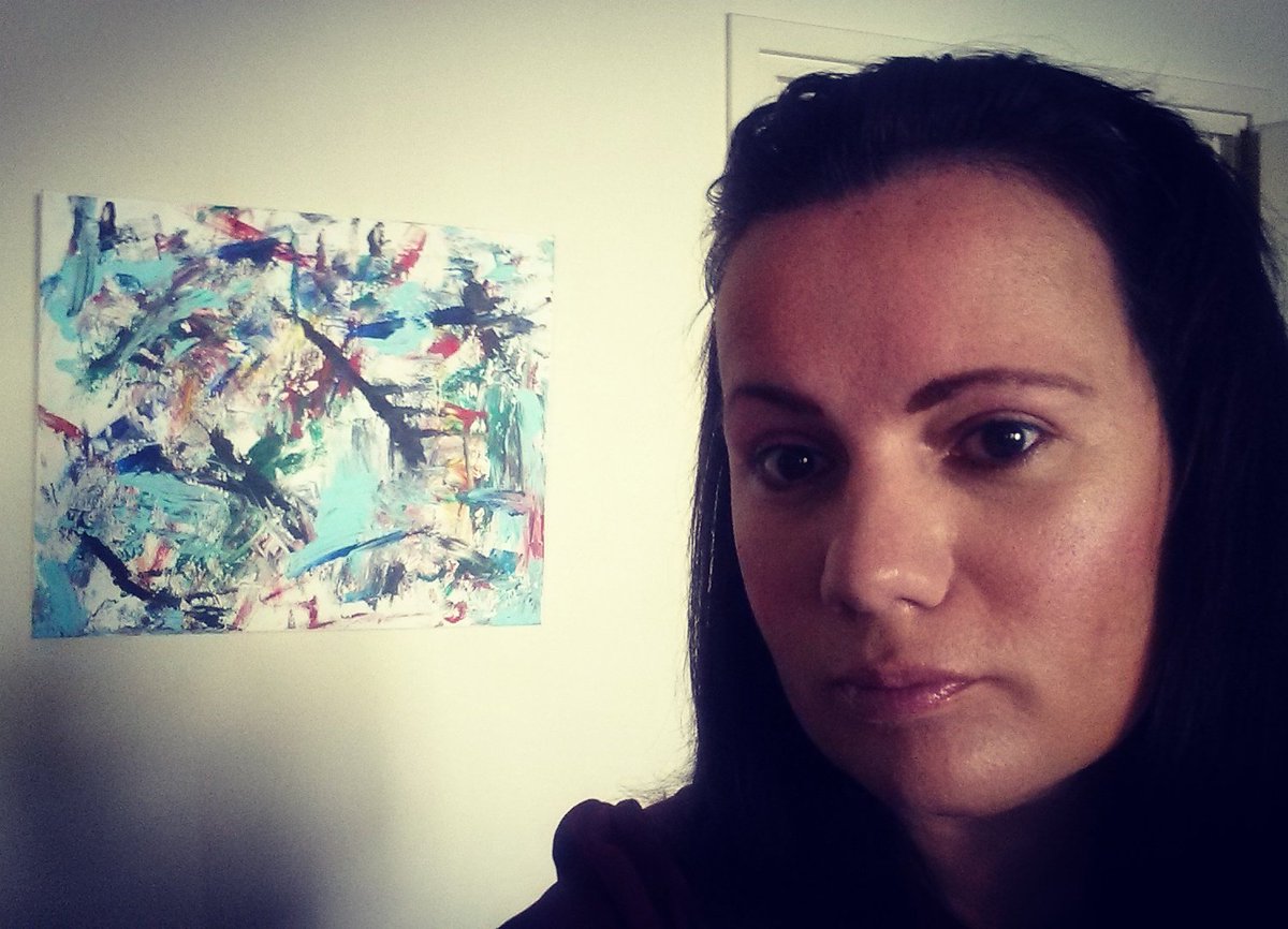 piStephanie's tweet photo. Me and my #painting #schilderij #art #contemporaryart #abstractpainting https://t.co/hwdaZyckgs