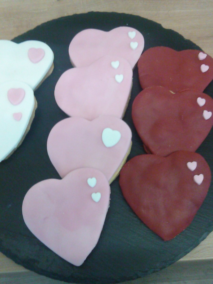 Heart shortbread cookies great for valentines @market norwich kind food row f 124-125