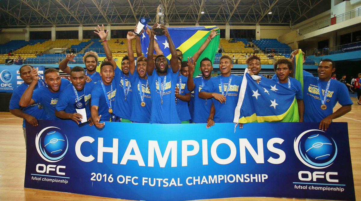 Congratulations Solomon Islands! The Kurukuru have qualified for the FIFA Futsal World Cup #Colombia2016 #OFCFutsal