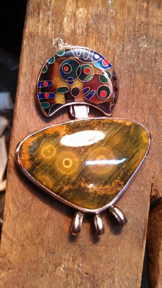 #enamel #oceanjasper #handmade #mywork