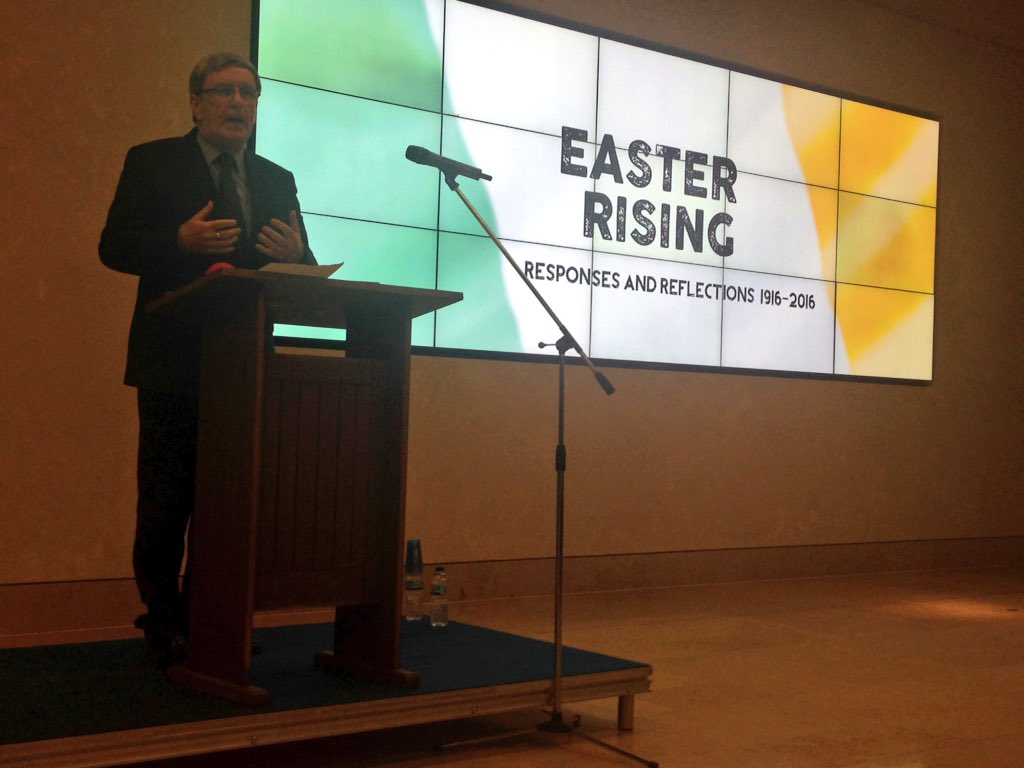 IrelandEmbGB's tweet image. Ambassador @DanMulhall launched @bodleianlibs @tcddublin @britishlibrary Easter Rising web archive after his lecture