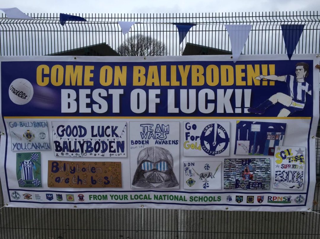 spike_osullivan's tweet photo. The very best of luck today to @Bodengaa in their All Ireland semi final game 👊👍 https://t.co/AU9nplxpBl