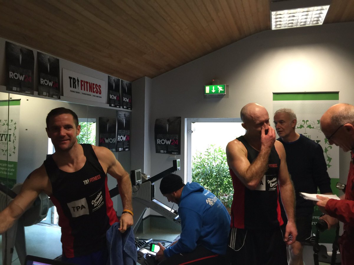 RobThomson1987's tweet photo. The euphoria and pain of rowing 350,000m in 24 hours! #Row24 @islandfm @priaulxcharity @trigraniteman https://t.co/JxYrmpnvwv
