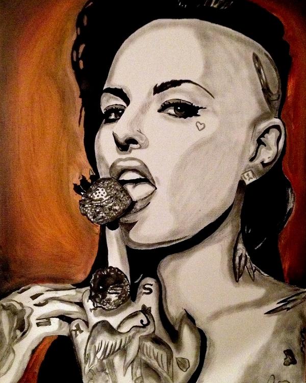 action6969's tweet image. @xMissBridgetx @ChristyMack My brother Painted her