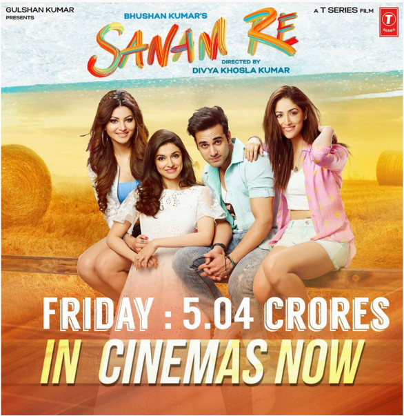 SanamRe's tweet photo. A wholesome pick up for #SanamRe on the #FirstDay!
@TSeries https://t.co/rIpI4QPn4C