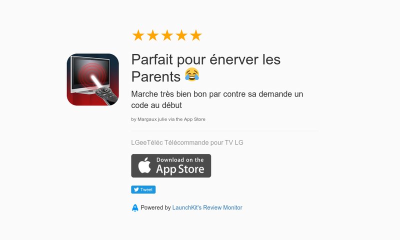 LGeeRemote's tweet photo. 5 Star Review: "Parfait pour énerver les Parents 😂: Marche très bien bon par contre sa dem…" https://t.co/06lKKwxhHp https://t.co/JImOXVEDEW