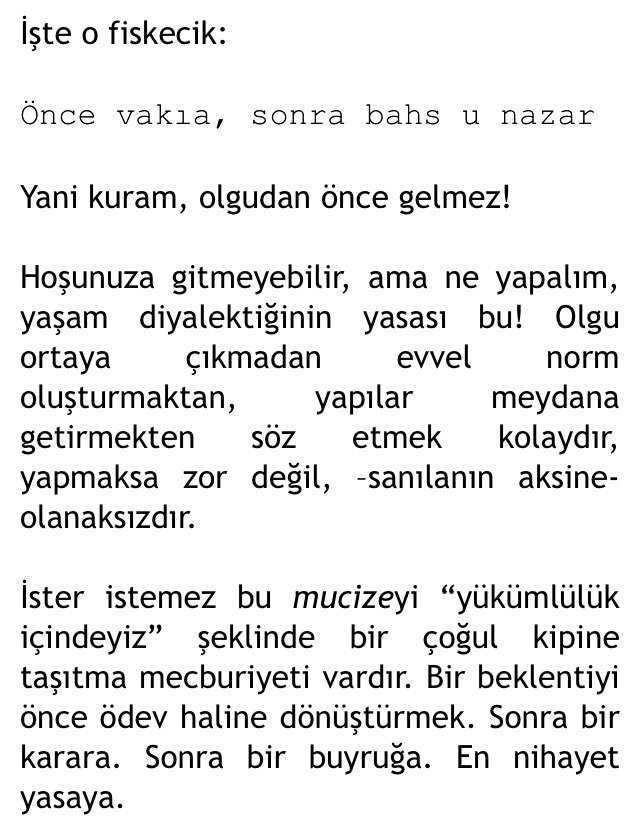okukesfet's tweet photo. Önce vakıa, sonra bahs u nazar
Yani kuram, olgudan önce gelmez! | D. Cündioğlu-https://t.co/UqR61yIByo https://t.co/8619hvEnNc