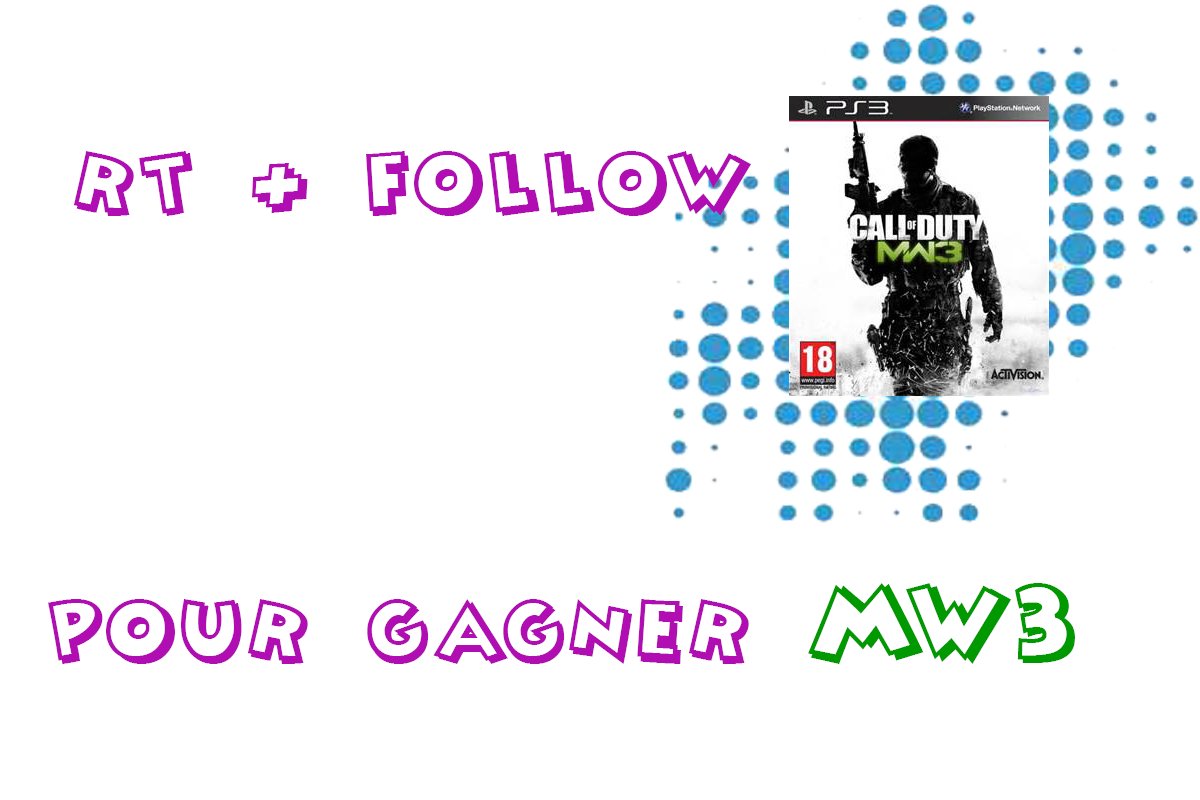 AnakinMinecraft's tweet image. RT + follow moi et gagne MW3 &amp;lt;3